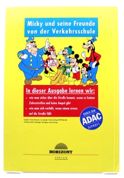 Mickys Verkehrsschule - Spielen und lernen mit Micky und seinen Freunden Comic Album: Die Strasse überqueren